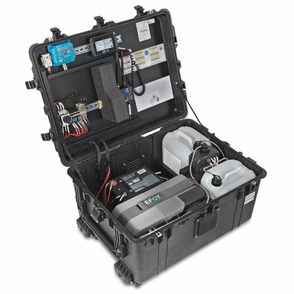 EFOY ProEnergyCase: Integrated mobile power solution with fuel cell