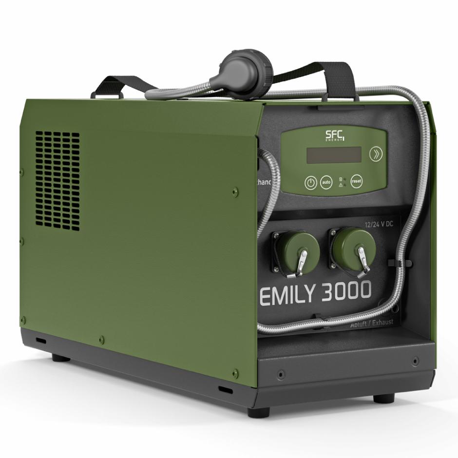 SFC Emily 3000 DMFC: Flexible Power Supply for Vehicles and Field Operations