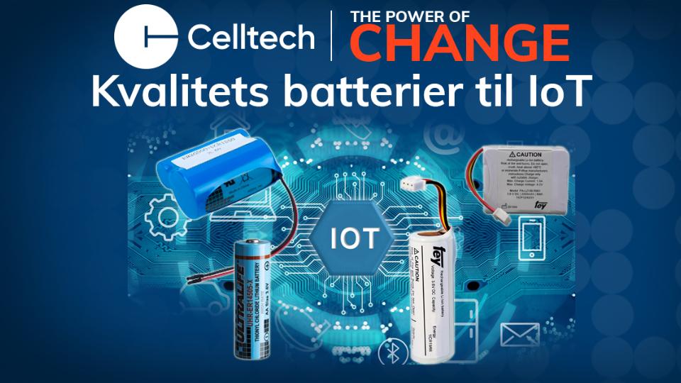 Batteries for IoT applications